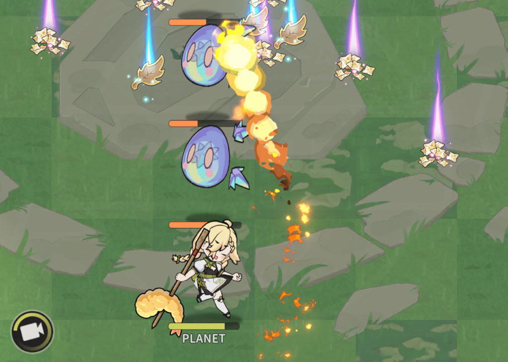 杖と剣の伝説(ツエケン) スライムバトルスクリーンショット