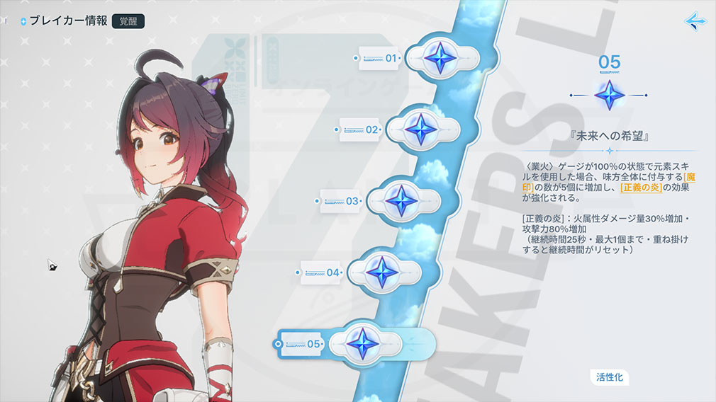 リミットゼロ ブレイカーズ(LIMIT ZERO BREAKERS) MAX『覚醒』スクリーンショット