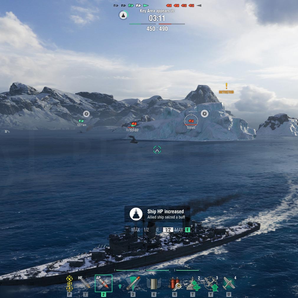 World of Warships(ワールドオブウォーシップス)WoWs ランク戦スクリーンショット