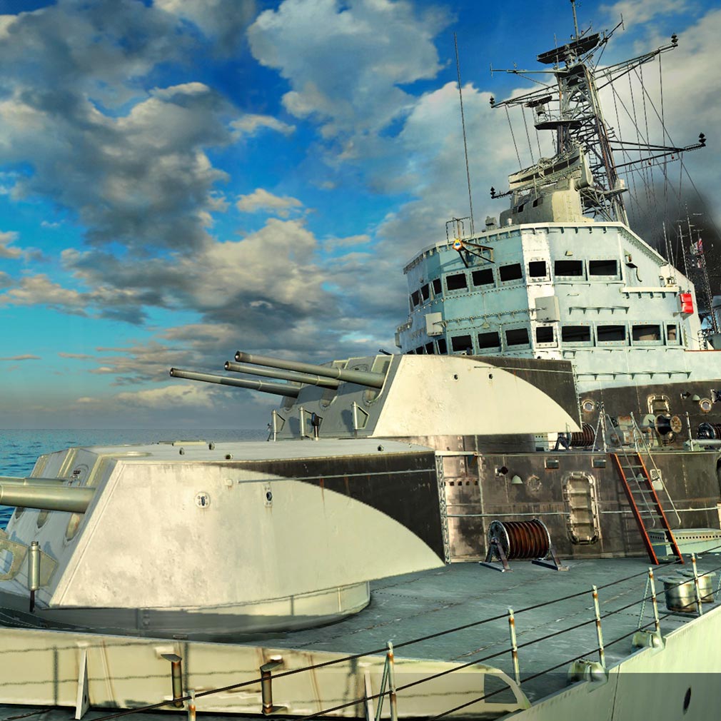 World of Warships(ワールドオブウォーシップス)WoWs 英国戦艦『ベルファスト』スクリーンショット