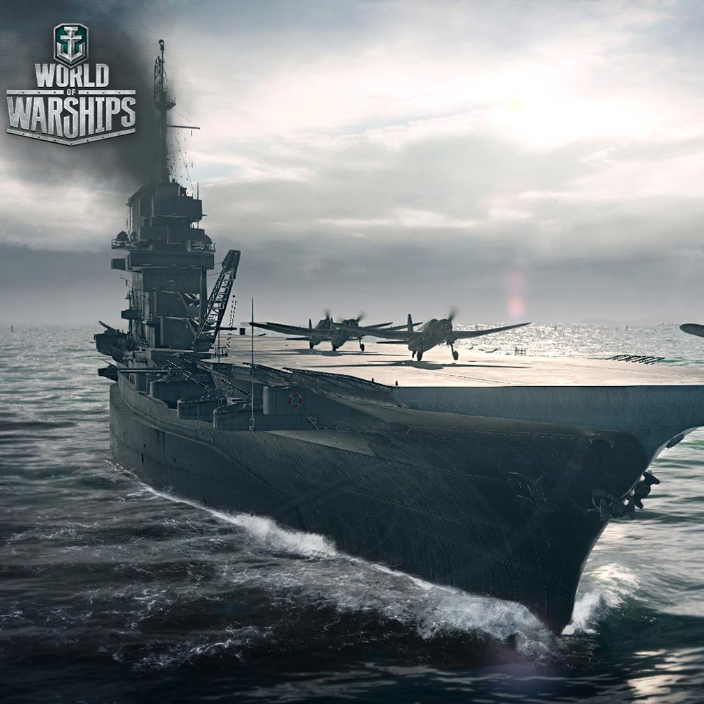 World of Warships(ワールドオブウォーシップス)WoWs 空母スクリーンショット