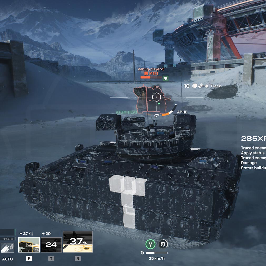 World of Tanks HEAT(ワールドオブタンクスヒート) バトルスクリーンショット