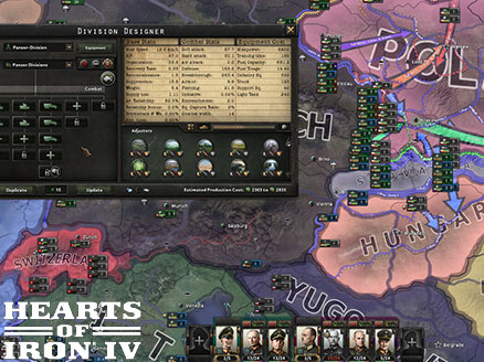 Steamで遊べるストラテジーゲーム「Hearts of Iron IV（ハーツオブアイアン4）Hoi4」イメージ