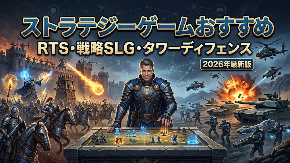 【2026年版】ストラテジーゲームおすすめ33選! サムネイル